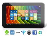 Tablet PC com Wi-Fi, 3G externo AMPE A76 7" Android 4.0.4