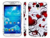 Coração Estojo de protecção Padrão para Samsung Galaxy S4